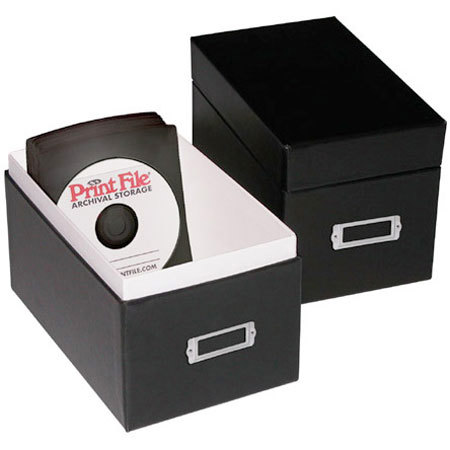 Print File CD-80 Portfolio Box, Stores Approximately 100 CDs.