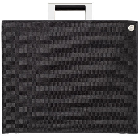 Prat Paris Preference, Multi Ring Presentation Portfolio Case with Ten 11" x 14" Cristal Laser Sheet Protectors, Cover Color: Black. image