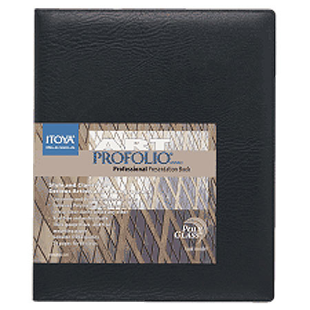 Itoya Art Profolio Professional Presentation Book with 24 Sleeves for 4&quot; x 6&quot; Photos. image