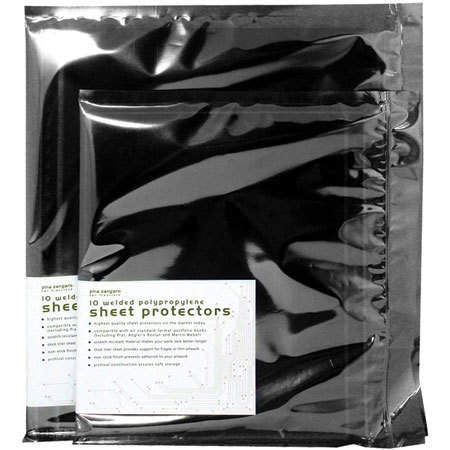 Pina Zangaro Polypropylene Sheet Protectors 12.5&quot; x 9.5&quot;, Pack of 10 Sheets image