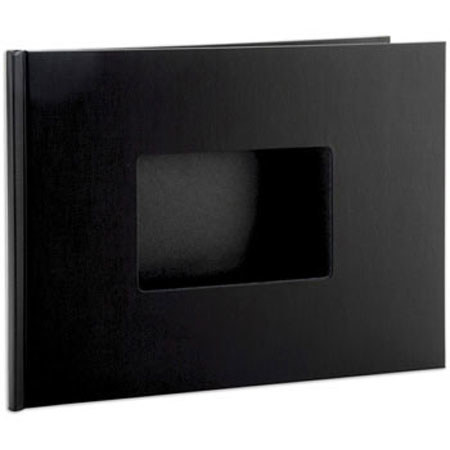 Unibind PhotoBook 8.5&quot; x 11&quot; Black Linen Covers in Landscape Format, 5mm Thick, Holds up to 40 Pages (pack of 1) image