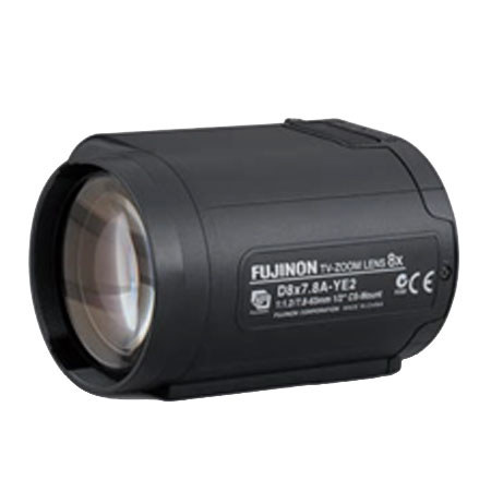 Fujifilm Fujinon 1/2" CS Mount 7.8-63mm (8x) 1.3MP DC Auto Iris Zoom Lens, F1.2-T400 Iris Range