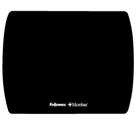 Fellowes Microban Ultra Thin Mouse Pad, Black
