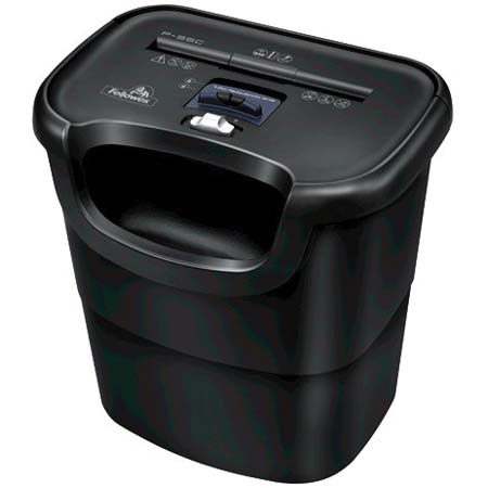 Fellowes Powershred P-55C Home/Office Confetti-Cut Shredder, 8 Sheets at Once / 11 Ft/Min - 5 Gallon Basket image