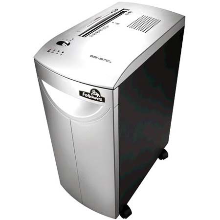 Fellowes Powershred SB-97CS Confetti-Cut Shredder, 17 Sheets at Once / 12 Ft/Min - 10 Gallon Basket image