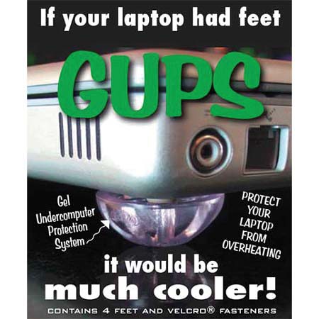 Gary Fong GUPS, Gel Undercomputer Protection System, Laptop Feet to Keep Notebooks Cool. image
