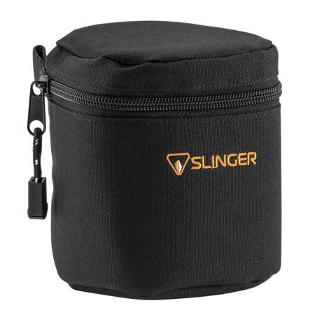 Adorama Slinger Soft Lens Case Small, 5" High x 86mm Diameter, Black. image