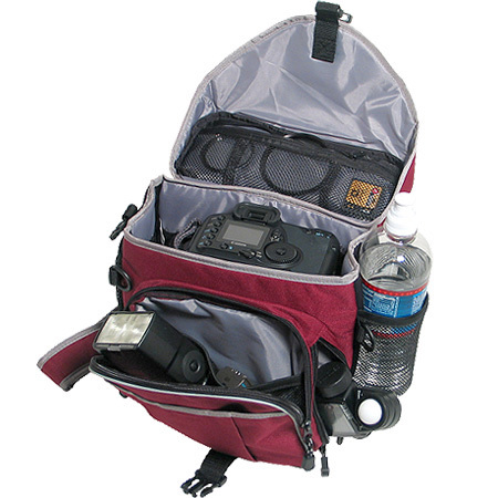 Adorama Slinger Bag, Single Strap Backpack / Shoulder Bag, Maroon. image