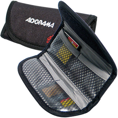 Adorama Slinger Digital Memory Wallet holds 4 Cards, Black. image
