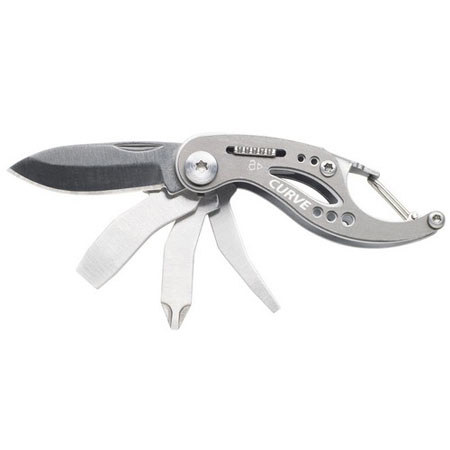 UPC 013658113633 product image for Gerber Curve Mini Keychain Multi-Tool, Grey | upcitemdb.com