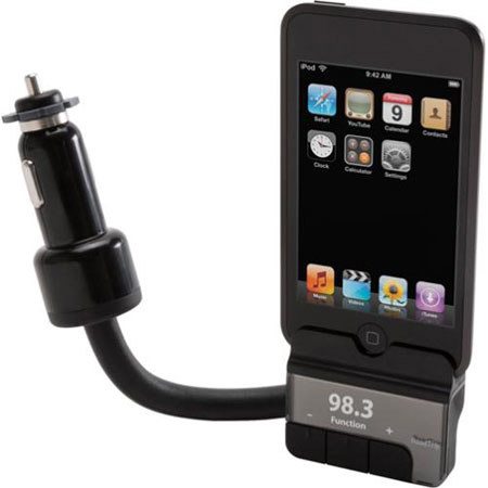Griffen Technology RoadTrip - Play, Hold &amp; Charge iPhone &amp; iPod on Car FM Stereo image