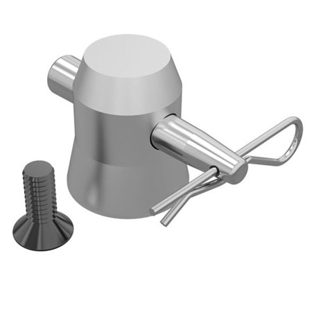 Global Truss Half Conical Coupler with Coupler Pin and R-Clip