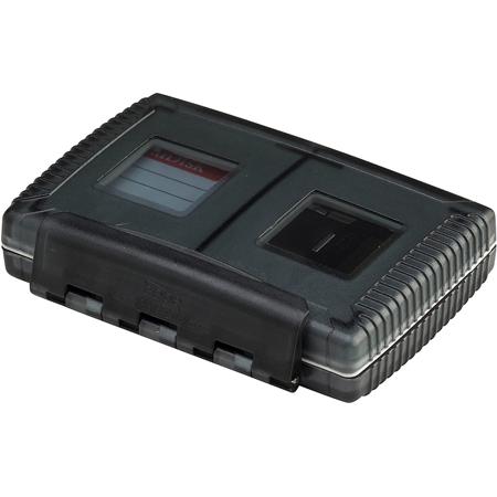 Gepe Extreme Card Safe for 4 Memory Cards (CF, SC, SM, MS, MMC) Polyethylene, Onyx image
