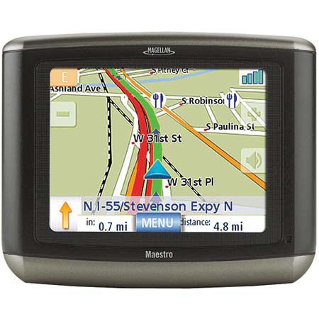 Magellan Maestro 3140 GPS Car Navigation System with 3.5" WQVGA Color Touchscreen LCD - Refurbished by Magellan image