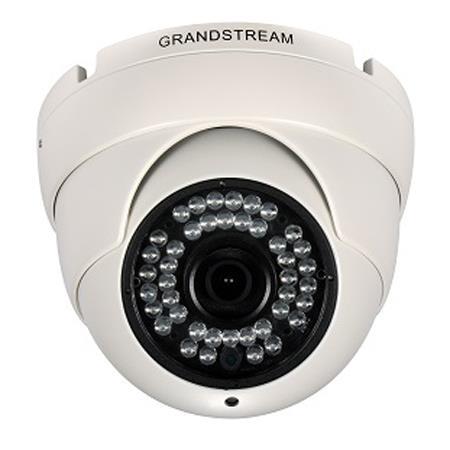 Grandstream Networks Day/Night Fixed Dome HD IP Video Surveillance Camera, 1.2MP, 720p, PoE, Weatherproof