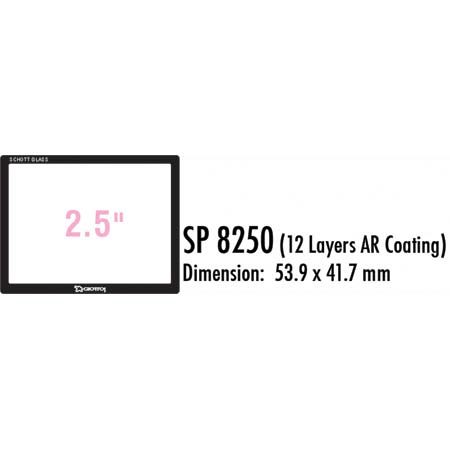 Giottos Aegis 53.9X41.7 Professional Glass LCD Screen Protector, 12 Layers of Multi-Coatings Each Side. image