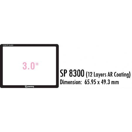 Giottos Aegis 3.0 Inches Professional Glass LCD Screen Protector, 12 Layers of Multi-Coatings Each Side. image