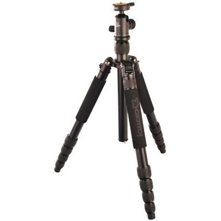 Giottos VITRUVIAN VGR9265-MC 5-Section Aluminum Tripod with Quick Release Ball Head, Maximum Height: 66.1in, Folded 16.5in, Load Capacity: 13 lbs. image