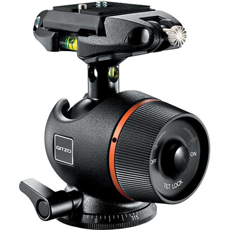 Gitzo GH2781QR Series 2 Ball Head with Quick Release, Supports 30 lbs, Black image