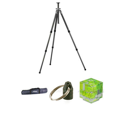 Gitzo GT3531 Series 3 6X C.F.Tripod Legs Kit, with Adorama Deluxe Tripod Case, Double Bubble Level, Tripod Hanger