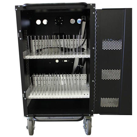 Hamilton Buhl 30-Bay Tablet and iPad Charging and Storage Cart