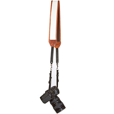 Heavy Leather NYC Classic Leather Camera Strap, White