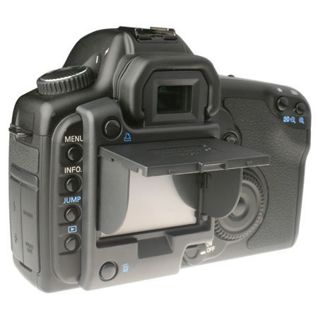 Hoodman Flip Up Sun Hood for the LCD Screen of the Canon EOS 5D Digital Cameras. image