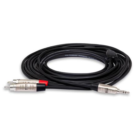 UPC 728736053984 product image for Hosa Technology 6' Pro Stereo Breakout Cable, REAN 3.5mm TRS to Dual RCA | upcitemdb.com