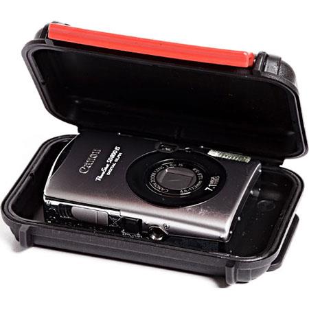 HPRC 1300E Crushproof iPod/Point and Shoot Watertight, Unbreakable Hard Case, Empty-No Foam or Dividers, Black (ID: 4.57x2.66x1