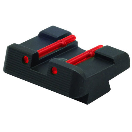 HiViz GL2109 6.9mm Rear, Fiber Optic Glock Sight, Red, fits .45 ACP, 10mm and .45 GAP Caliber Glock Pistols.