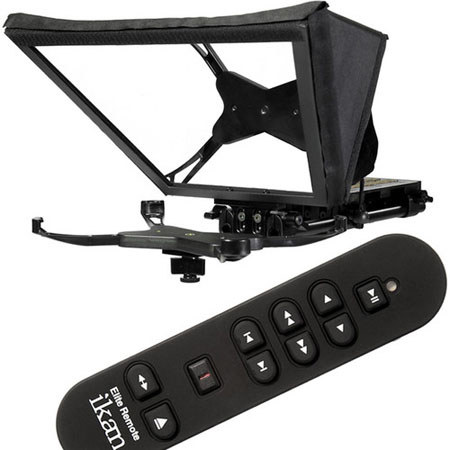 iKan Elite iPad Teleprompter Kit and Elite Remote Bundle