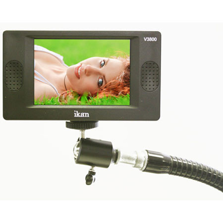 Ikan V3800 3.8" LCD Video Monitor with 2 Internal Stereo Speakers and Headphone Out image