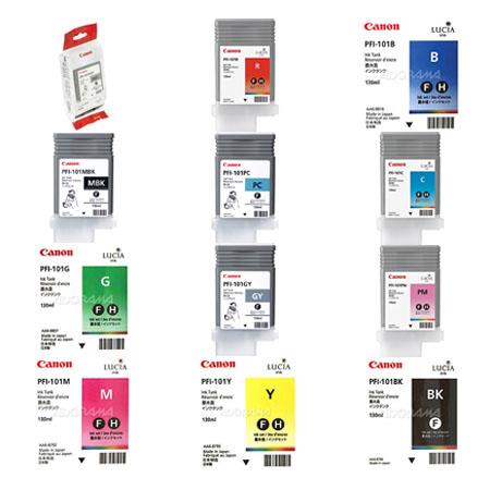 Canon Complete Ink-Tank Set for iPF5000, 130ml - 12 Pack
