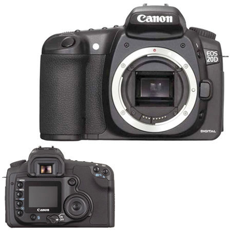 Canon EOS-20D Digital SLR Camera Body, 8.2 Megapixels, Interchangeable Lens Camera - USA Warranty image