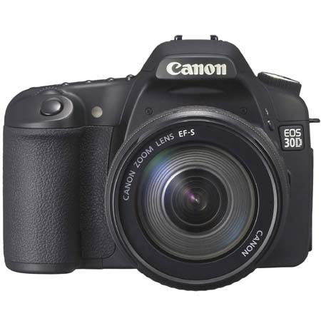Canon EOS-30D Digital SLR Camera Body Kit with 18-55mm f/3.5-5.6 Lens - Refurbished image