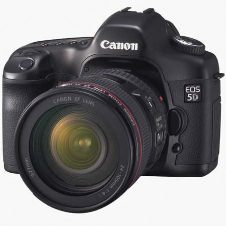 Canon EOS-5D Digital SLR Camera Body Kit with EF 24-105L Image Stabilizer Lens image