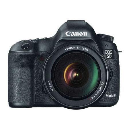 Canon Canon EOS-5D Mark III Digital SLR Camera Body Kit W/ Canon EF 24-105L Image Stabilized Lens - Special Bundle