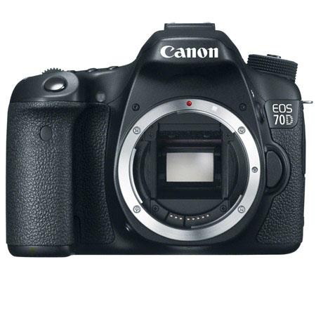 Canon EOS 70D Digital SLR Camera Body, 20 Megapixel, Built-in wireless technology, EOS Full HD Movie mode, Vari-angle Touch Screen 3.0-inch, Black