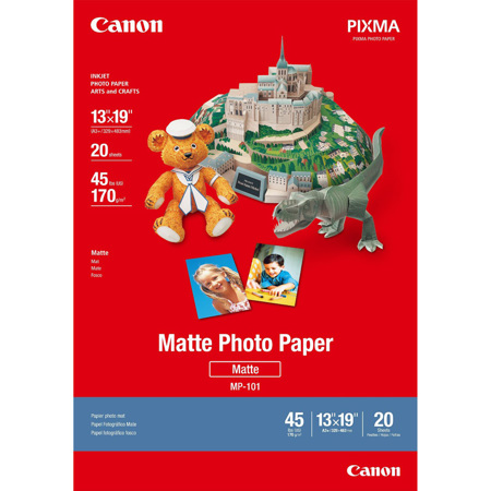 Canon Matte Photo Inkjet Paper, 8.5 mil., 13" x 19", 20 Sheets image