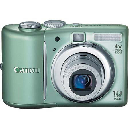 Canon Powershot A1100 IS Digital Camera, 12 Megapixels, 4x Optical Zoom, 2.5&quot; LCD Display, Green image