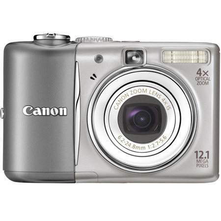 Canon Powershot A1100 IS Digital Camera - Gray - Refurbished image