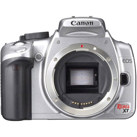 Canon Digital Rebel XT SLR Camera Body Kit - Chrome Finish - Refurbished By Canon U.S.A. image