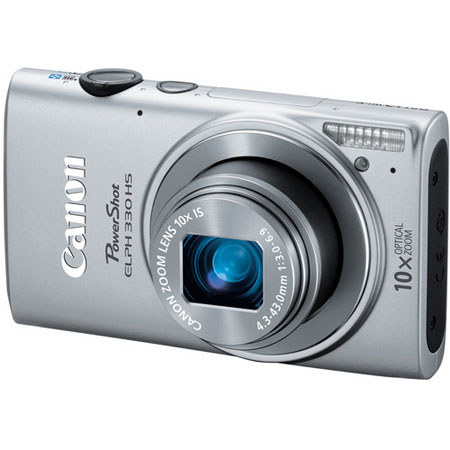 Canon - PowerShot ELPH 330 HS 121-Megapixel Digital Camera