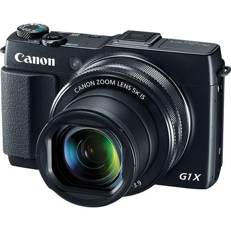 Canon PowerShot G1 X Mark II Digital Camera, 12.8MP, 5x Optical Zoom, WiFi, 1080p Video, 3.0