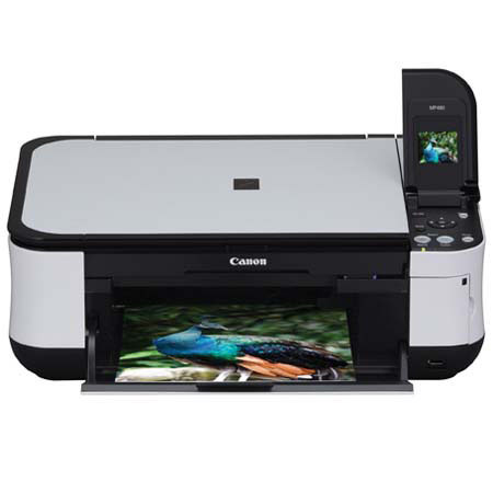 Canon Pixma MP480 Photo All-In-One Inkjet Color Printer, 4800 x 1200 dpi Color, USB Interface, for Mac &amp; Windows image