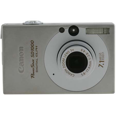 Canon Powershot SD1000 Digital Elph Camera - Silver - Refurbished by Canon U.S.A. image