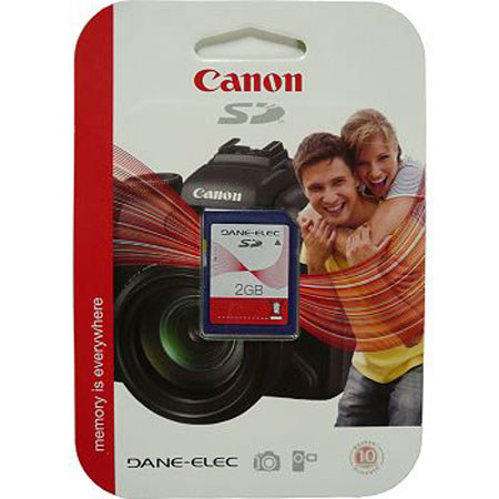 Canon 2 GB Secure Digital (SD) Memory Card. image