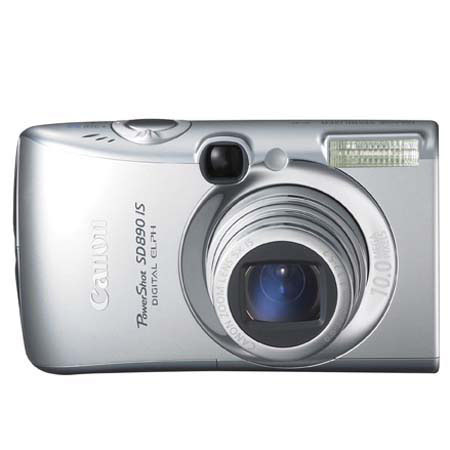 Canon Powershot SD890-IS Digital Elph Camera, 10.0 Megapixels, 5x Optical Zoom, 4x Digital Zoom, 2.5" LCD Display image