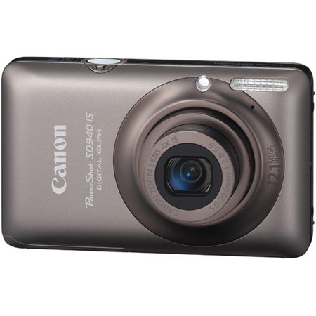 Canon PowerShot SD940 IS Compact Digital ELPH Camera, 12 Megapixel, 4x IS Optical Zoom, Brown image