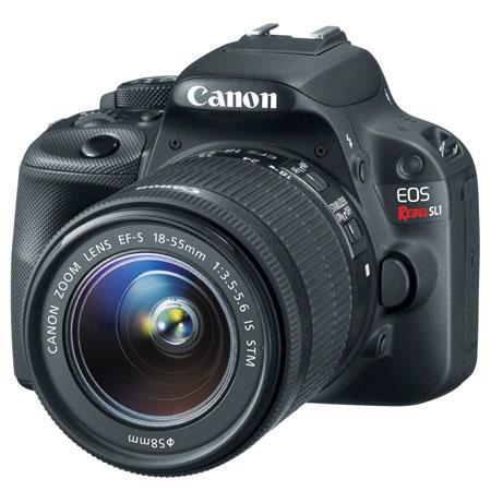 Canon EOS Rebel SL1 DSLR Camera with EF-S 18-55mm f/3.5-5.6 IS STM Lens, Special Promotional Bundle